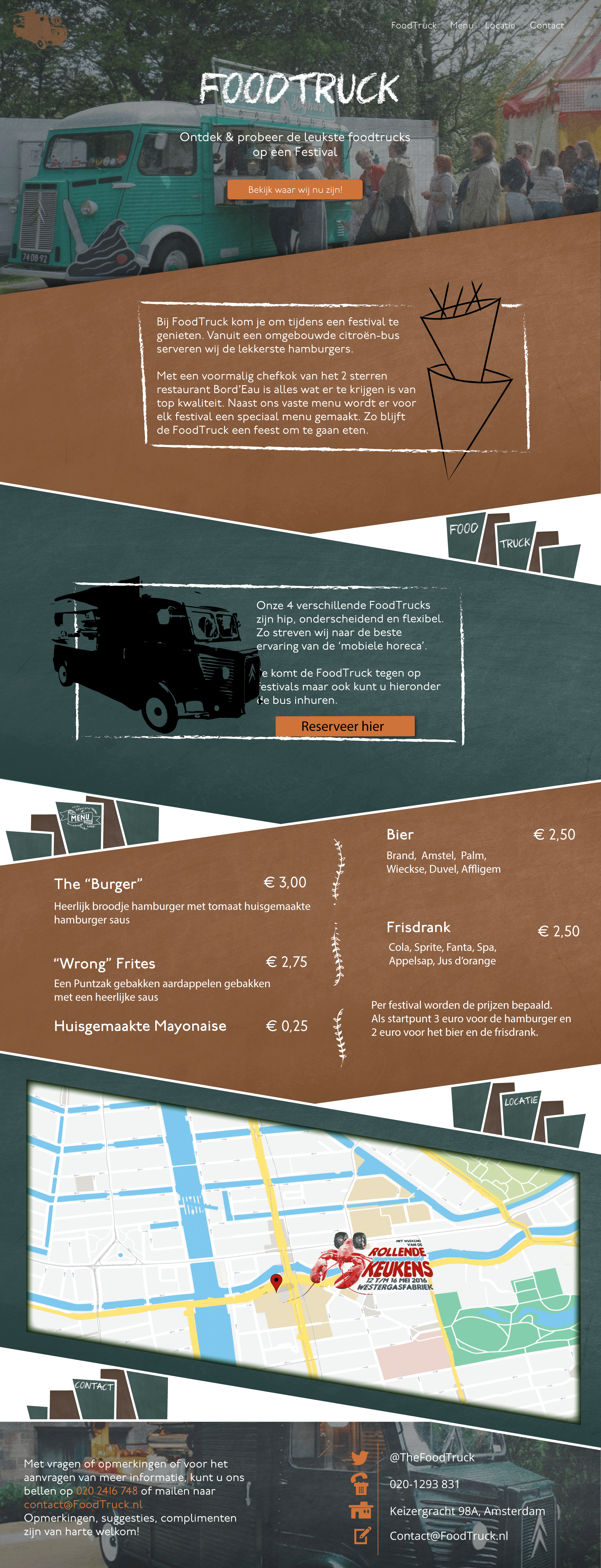 Vormgeving Desktop Website