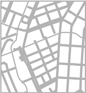 Kaart van Amsterdam (midden-links)