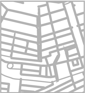 Kaart van Amsterdam (midden-onder)